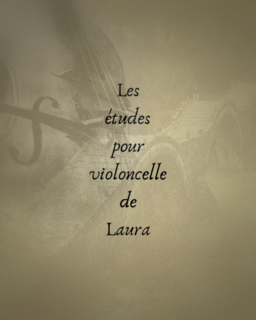 Affiche Études violoncelle Laura